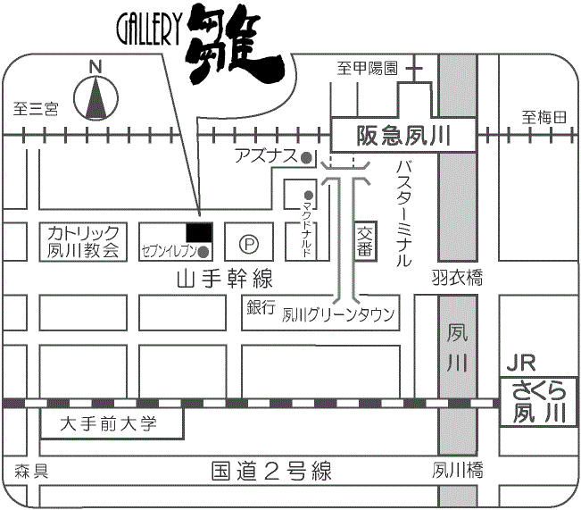 「GALLARY 雛」の地図